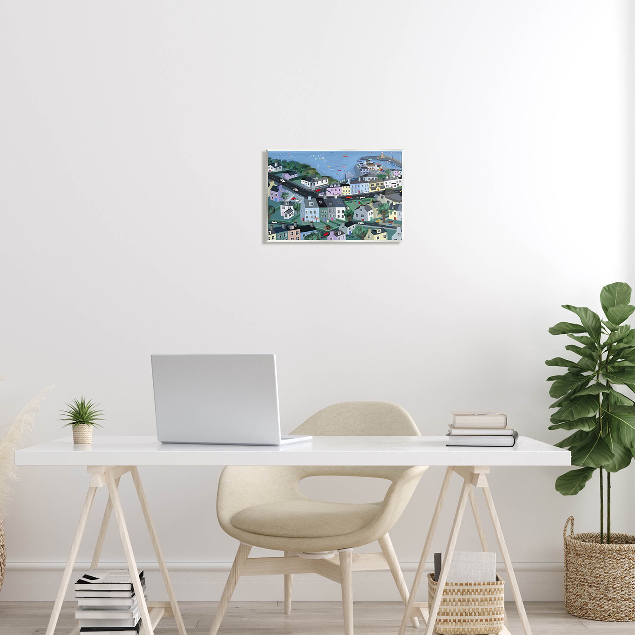 Town for the films Artworks from \"Swall… 1092+-+Midtown+Blue+(square+-+