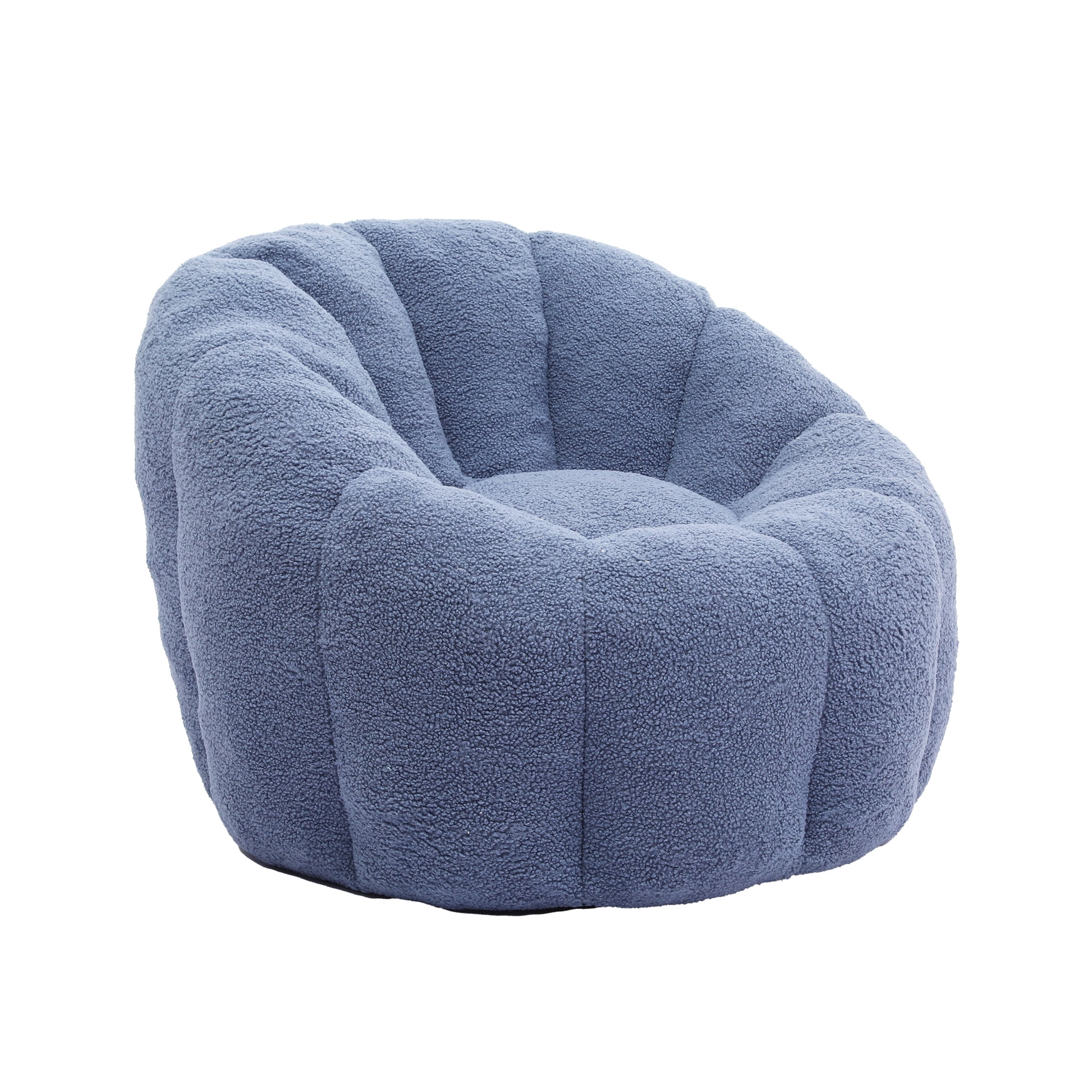 Jopath Bean Bag Chair for Adults and Kids,Oversized Bean Bag Sofa with Armrests Stuffed High-Density Foam,Lazy Sofa Floor Sofa for Living Room Bedroom,Light Blue