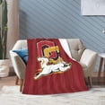 thumbnail image 6 of Oberlin College Logo Fleece Blanket, Very Soft Microfiber Flannel Blanket for Couch Warm and Cozy for All Seasons, Black, 6 of 6