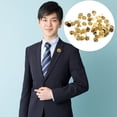 thumbnail image 3 of SHISUYAN 50 sets of Pin Back Clutch Pin Back Locking Pin Locking Back Enamel Pin Tie Tack, 3 of 9
