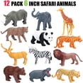 thumbnail image 3 of Set de juguetes Kimicare Jumbo Safari con figuras de animales para niños, 3 of 7