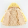 thumbnail image 3 of LUOGENLI Girls Jackets Size 10-12 Winter Baby Girls Winter Coats Toddler Outerwear Snow Jackets Boys Warm Clothes Jacket for Girls 12-14 Girls Jacket Size 8 Yellow 18-24 Months, 3 of 5