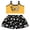 Yellow, variant on Canrulo Kids Girls Fashion 2-Piece Outfit Set Sleeveless Tops Floral Print Shorts Set Yellow 7-8 Years
