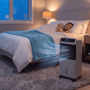 3-In-1 Ice Cooling Fan,Evaporative Air Cooler,Office Portable Swamp Cooler