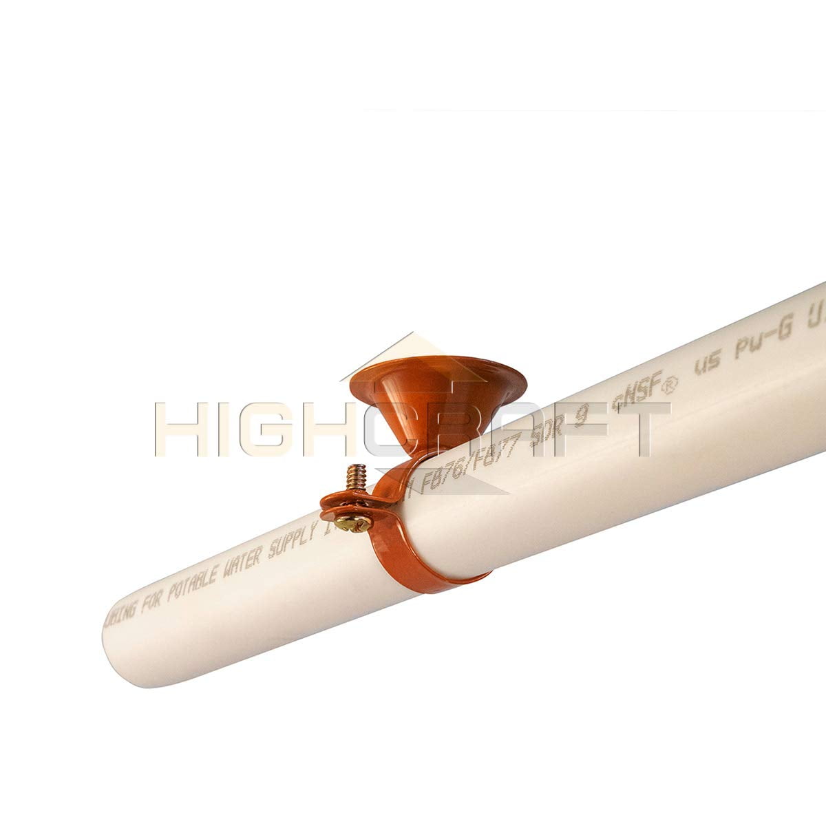 Highcraft 3/4 in. Pipe Bell Hanger in Copper Plated Steel (10-Pack)