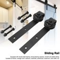thumbnail image 4 of Sliding Rail Set Corrosion- Sliding Rail Pulley Track Rail Roller Set, Track Rail Roller, For Kitchen Wardrobe Cloakroom, 4 of 8