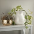 thumbnail image 4 of Better Homes & Gardens Farmhouse Ceramic Vase, 8" x 6.75", White, 4 of 6