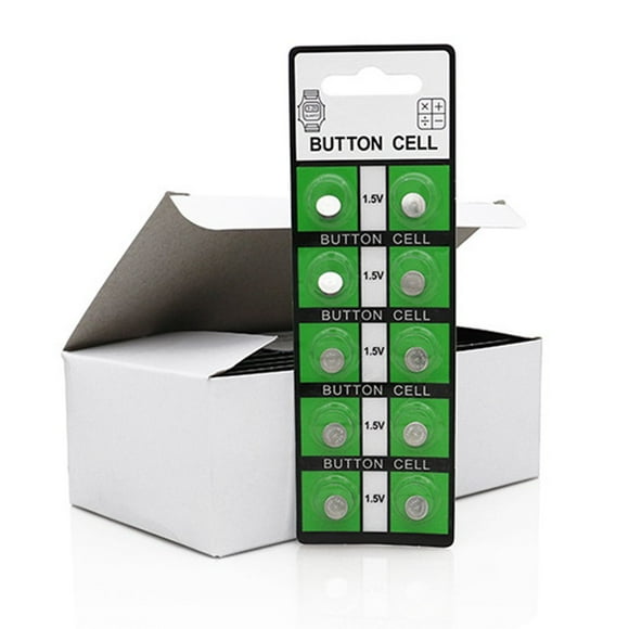 10Pcs Button Battery LR1130 Environmental Protection Energy Saving Battery Durable 1.55V Zinc Manganese Battery
