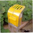 thumbnail image 2 of Marcador de abeja reina, jaula para botellas de abeja reina, herramienta de apicultura de plástico con una mano, color amarillo, buen Material, diseño duradero, 2 of 5