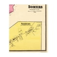 thumbnail image 4 of Historic City Map - Somers New York - Beers 1868 - 23 x 28.63 - Vintage Wall Art, 4 of 5