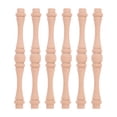 thumbnail image 1 of balaustres de madera sin pintar, decorativos, recortados, para muebles y manualidades., 1 of 7