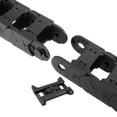 thumbnail image 5 of Cadena de Arrastre Portacables Tipo Abierto con Conectores de Extremo R55 25X38mm 1 Metro Plástico para Máquina Router CNC Eléctrica, 5 of 5