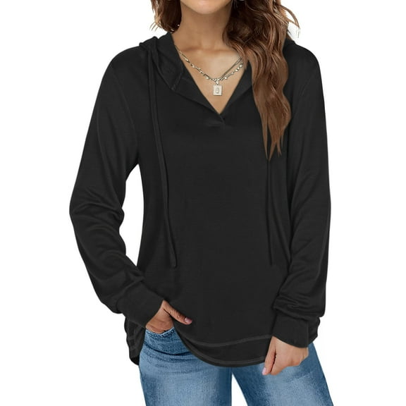 PINKMSTYLE Women's Hoodie Long Sleeve Pullover Hooded Sweatshirt with Pocket