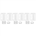 thumbnail image 1 of 3pcs 3.5 Inch HDD Hard Drive Cage 8X3.5 Inch HDD Cage Rack DIY Hard Disk Case for BTC Mining Computer Storage Expansion,3 x Hard Drive Cage Rack,transparent, 1 of 8