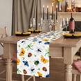 thumbnail image 2 of Table Runners 72 Inches Long Dress Scarves, Spring Butterfly Dragonfly Farmhouse Kitchen/Dining Table Runner, Coffee Tablerunners, Farmhouse Botanical Floral 16x72 Inch, 2 of 9