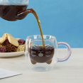 thumbnail image 4 of ZHAOCHENG Bonita taza de café con forma de gato, taza de té de vidrio de doble pared con forma de animal, regalo de San Valentín, Pascua, para esposa y madre, 4 of 5