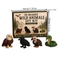 thumbnail image 3 of Tiny 3D Beaded Animal DIY Kit – Beginner Friendly Handmade Bead Art Set, Cute Mini Animal Decor Gift for Craft Lovers Wildlife-4pcs, 3 of 9