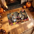 thumbnail image 5 of suore Pumpkin Welcome Door Mat, Fall Halloween Thanksgiving Pumpkin Doormat, Non Slip Front Door Mat, Outdoor Indoor Entrance Entryway Floor Mat for Porch Holiday Decor, 5 of 6