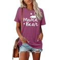 thumbnail image 1 of Hauts Mama Bear pour Femmes Manches Longues Chandail Décontracté Chandails en Molleton, 1 of 4