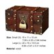 thumbnail image 5 of Treasure Chest Covered Design Space-saving Dustproof Wooden Sundries Organizer For Living RoomL, 5 of 5