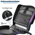 thumbnail image 4 of FORMRS Zipper Binder with Shoulder Strap 2-inch Ring 500 Sheet Capacity File Bag, Purple Street, 4 of 5
