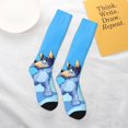 thumbnail image 6 of Saiise Bluey Funny Socks Men Women Boys Kids Adults Novelty Graphic Crew Tube Socks Crazy Design Casual Dress Socks for Sports,Running,Travel, 6 of 7