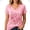 Rose Gold, variant on Pink Breast Cancer Awareness Shirts Women October Inspirational Pink T-Shirts Short Sleeve V-Neck Casual Tee Tops