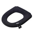 thumbnail image 2 of Oliegs Seat Cover Soft Cushion Bathroom Mat Comfortable Thick Padding Universal Fit For Round Elongated Bowls Home, 2 of 7