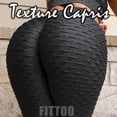 thumbnail image 3 of FITTOO High Waist Butt Lift Women's Capri Leggings Yoga Pants Female, 3 of 5