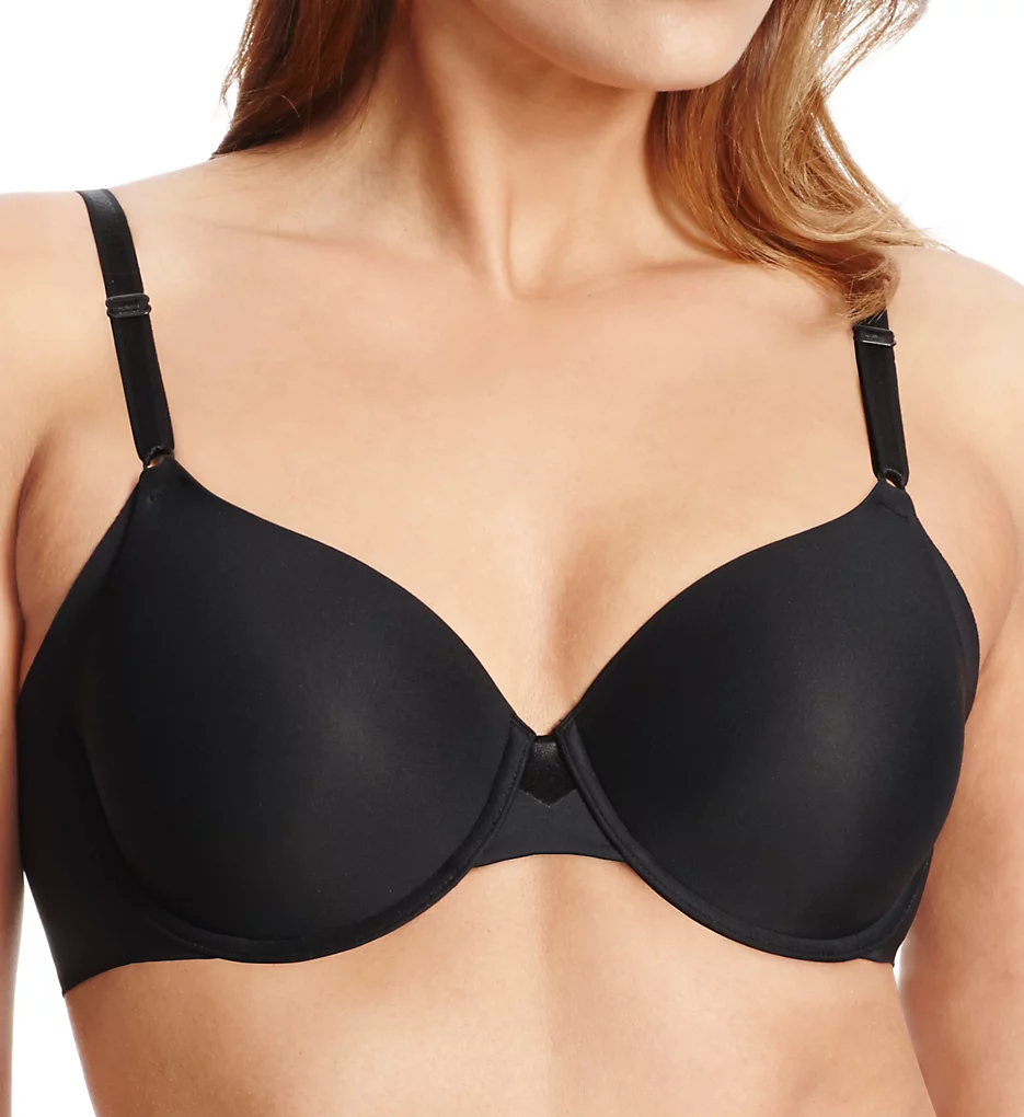 OLGA Rich Black No Side Effects Contour Bra, US 42DD, UK 42DD, NWOT