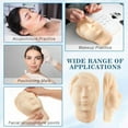 thumbnail image 6 of Mannequin Face Model Injection Training Silicone Mannequin Women Head Makeup Silicone Face Realistic for Practice Training to Doctor, Esthetician, 6 of 6