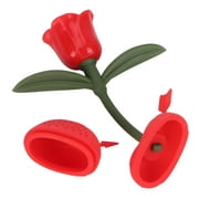 Khall Rose en forme de passoire à thé en silicone à feuilles mobiles infuseur à thé filtre cadeau pour la maison GS