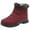 Red, variant on AnuirheiH Winter Plus Velvet Snow Boots Women Short Boots Warm And Thick Waterproof Women Shoes