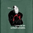 thumbnail image 3 of Disney Villains - Cruella De Vil Love Unfasionable  - Women's Lightweight French Terry Long Sleeve Shirt, 3 of 5