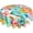 Donut Food-6, variant on Donut Party Tablecloth, Birthday Table Cloth for Party Decoration, Round 60 Inch, Donut Food Themed Tablecloths for Dinner Kitchen Party Picnic