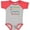 Baseball Heather and Red, variant on Inktastic Tennessee Grandma Loves Me Boys or Girls Baby Bodysuit
