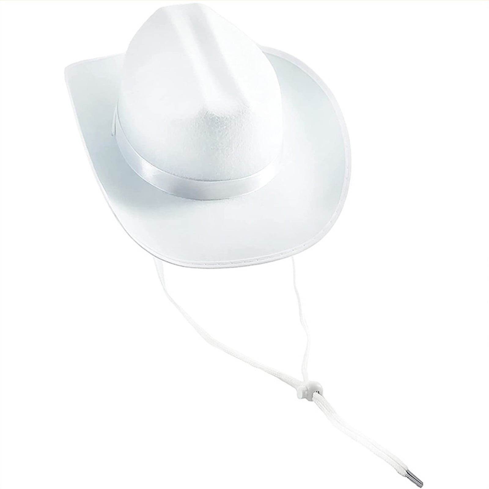 Taking Photo Felt Fedora Hat Wide Curve Brim Cowboy Hat Western Style