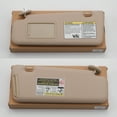 thumbnail image 7 of Dasbecan Beige Left Driver Side Sun Visor with Mirror For Toyota Highlander 2008-2013 74320-48500-E0, 7432048500E0, 7 of 7