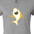 thumbnail image 4 of Inktastic Cute Shark, Little Shark, Yellow Shark Women's T-Shirt, 4 of 5