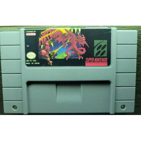 New Super Metroid - SNES - Super Nintendo Ent. System NTSC/PAL Cartridge