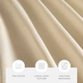 thumbnail image 3 of Linen-Look Polyester Shower Curtain in Essential Colors, 3 of 7