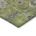thumbnail image 4 of Addison Rugs Chantille Indoor/Outdoor Traditional Oriental Olive Washable Rectangle Rug, 5' x 7'6", 4 of 6