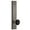 Gray, variant on Grandeur 851013 Carre Solid Brass Tall Plate Right Handed Privacy Door Knob Set - Grey