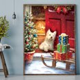 thumbnail image 3 of Wdftyju 5D taladro redondo completo diamante pintura Navidad cachorro mosaico Kit arte (NH811) Wdftyju 6fu1hh5ns7uu8mv4D12, 3 of 8