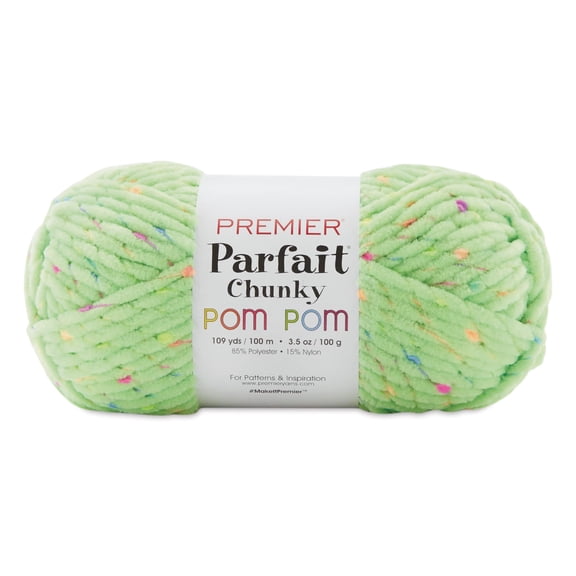 Premier Parfait Chunky Pom Pom Yarn-Limelight