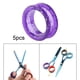 thumbnail image 4 of 5 uds Tijeras De silicona Sunnimix Anillos protectores para Tijeras De mascotas color púrpura Violeta, 4 of 8