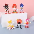 thumbnail image 2 of Muñecas de PVC de Sonic Anime, modelos de decoración de pasteles, figuras de acción, juguetes, accesorios para muñecas de dibujos animados, adornos de mesa, regalos de cumpleaños para niños, 2 of 5