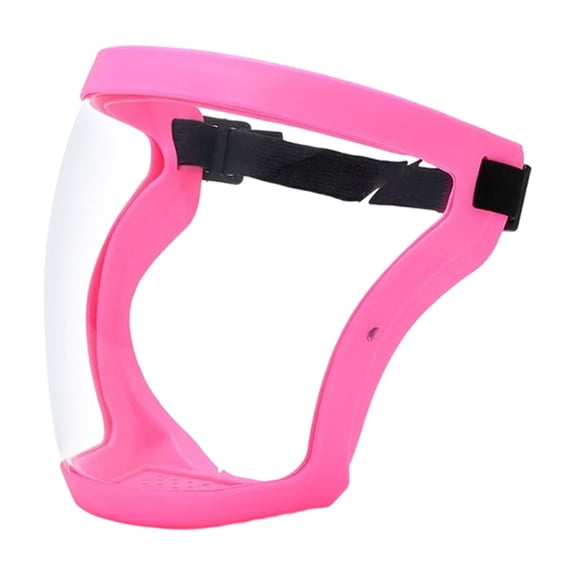 Pool Games for Student, Full Face Snorkel Mask Kids, Paintball Mask Anti Fog, Outdoor Activity, Protection, Collapsible Strap, Pink, 1 Pc