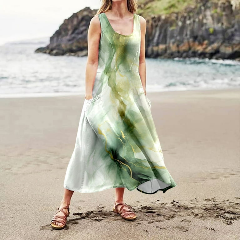 BOOM Wrap Dresses for Women 2024 Button Crew Neck Elbow Sleeve Leopard Print High Low Hem Orange Strapless Summer Dress Walmart