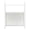 White, variant on Two Tier Desktop Bookshelf, 75cm White/Black Metal Desk Organizer Shelf, Commercial Overshelf with Pegboard and Hooks, for Office Study Room